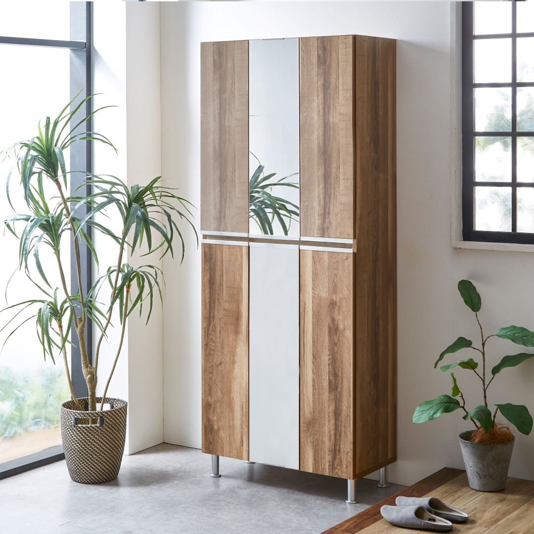 最終値下シューズボックス リアル 75ロータイプ 幅75cm2023年12月購入 ニトリ シューズボックスリアル ロータイプ(幅75.2cm GY) 下駄箱