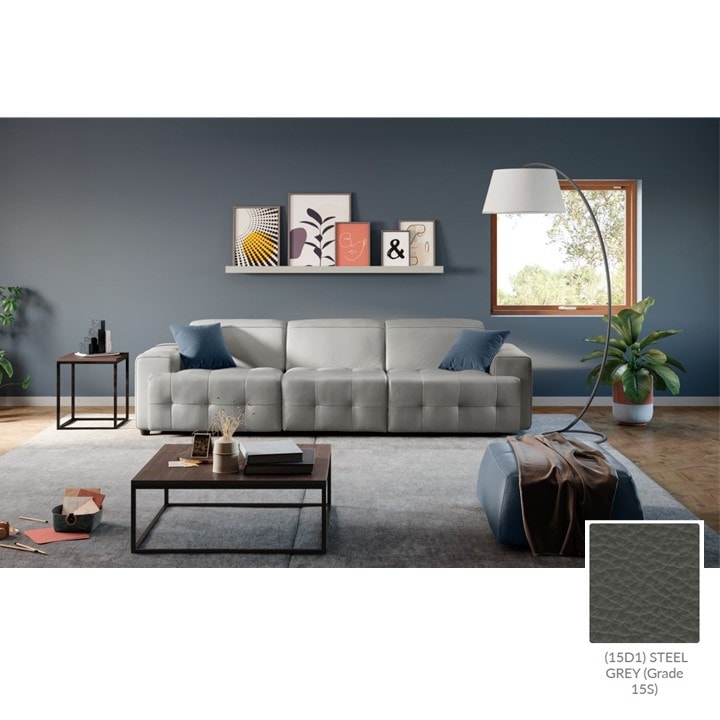 NATUZZI EDITIONS】3Pソファ(電動3ヵ所) Palermo(パレルモ) 電動ソファ 