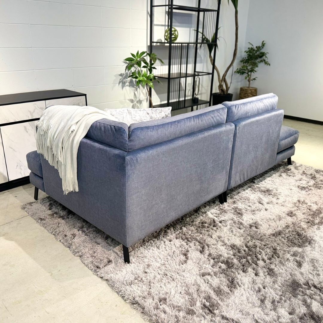 NATUZZI EDITIONS】シェーズロングソファ C248 ファブリック/スチール