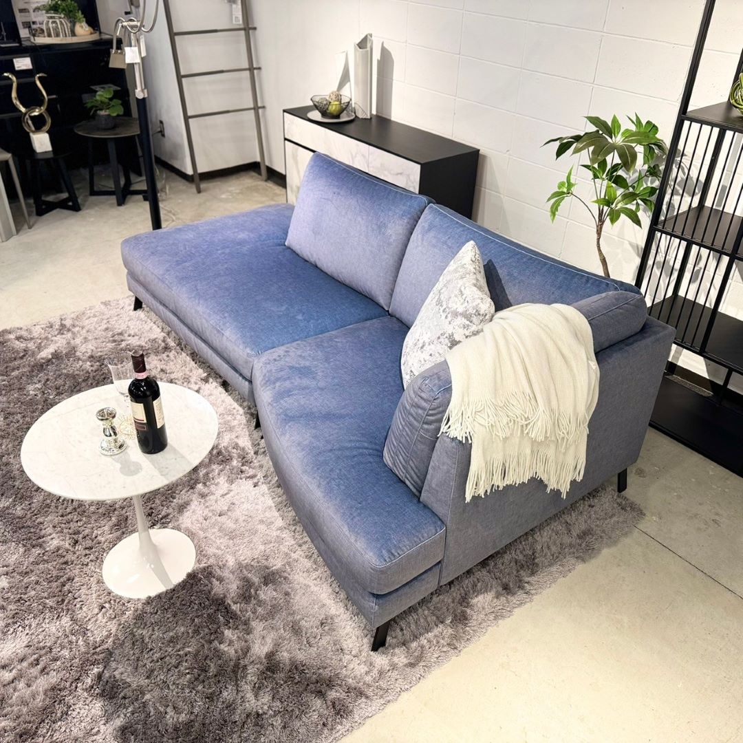 NATUZZI EDITIONS】シェーズロングソファ C248 ファブリック/スチール