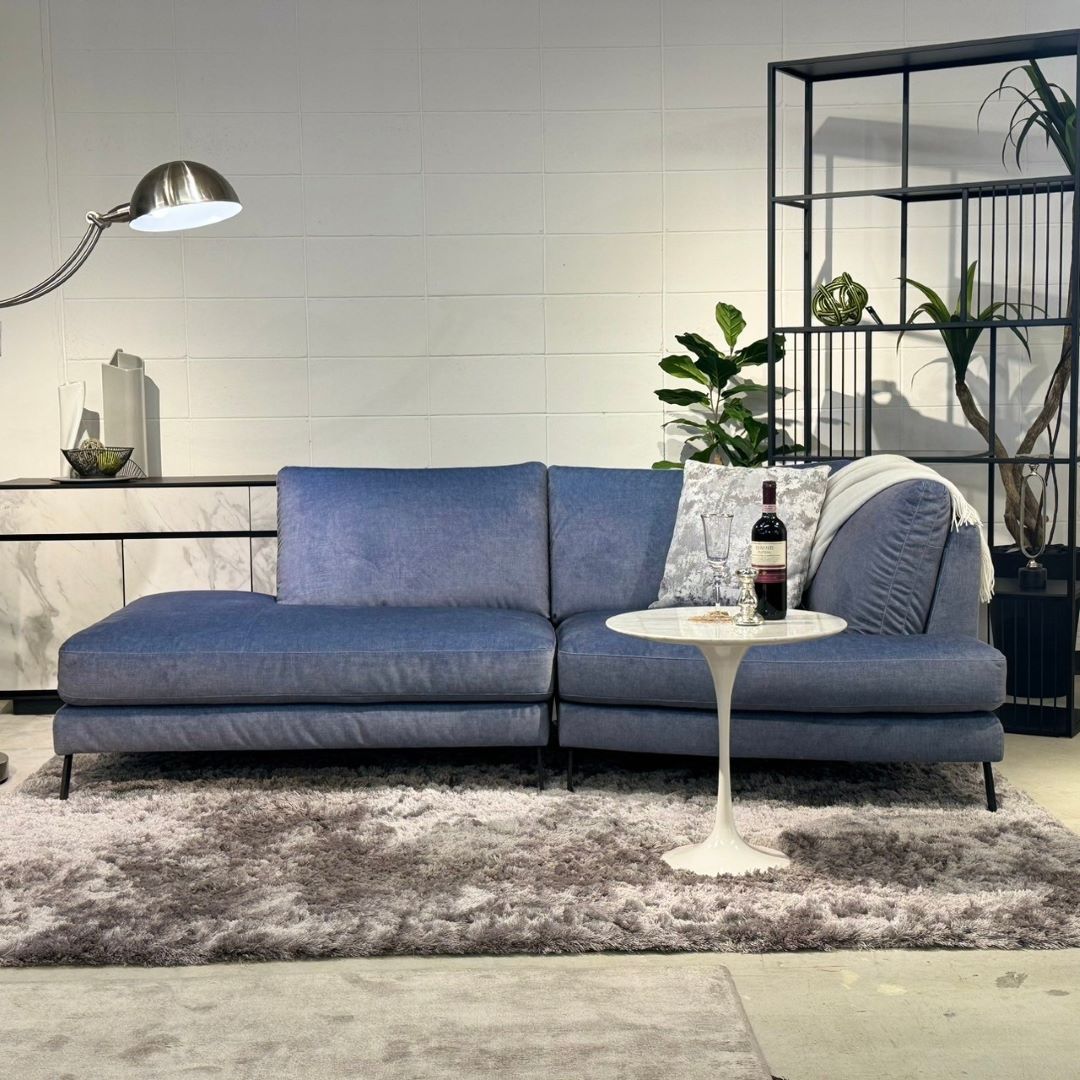 NATUZZI EDITIONS】シェーズロングソファ C248 ファブリック/スチール