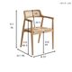 【ELEMENTS CONCEPT】Chair Manhattan（マンハッタン）  チークウッド/ラタン　ジャパンディ