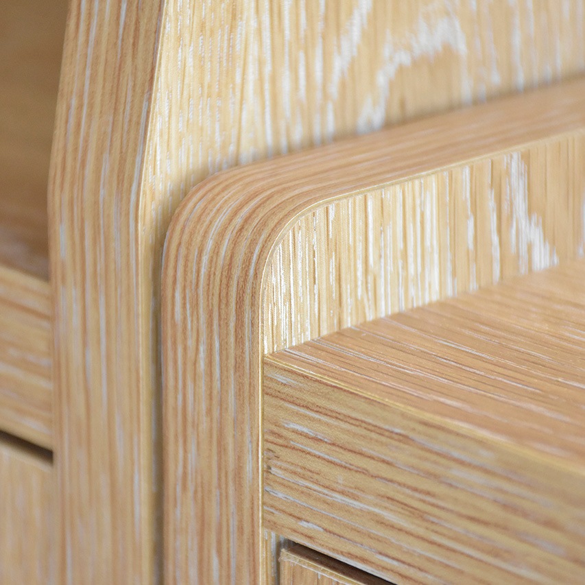 キャビネット VL80 ナチュラル色/真鍮