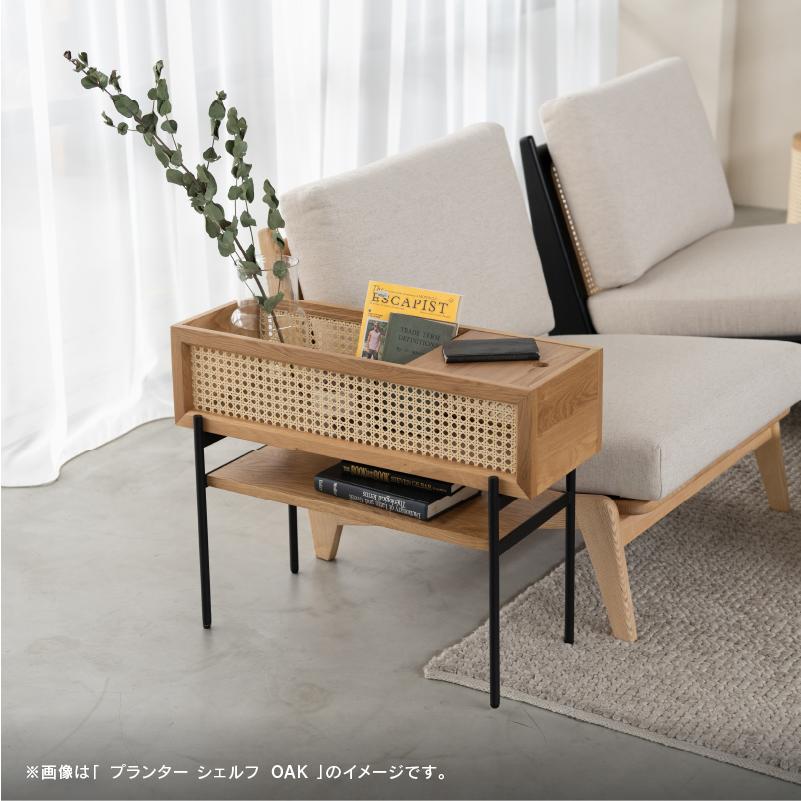 プランターシェルフ MANAU(マナウ) オークナチュラル・ブラック