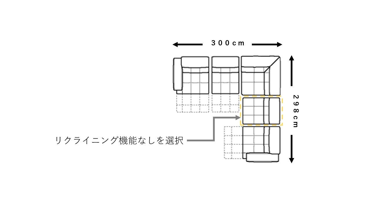 NATUZZI EDITIONS】コーナーソファ(電動3ヵ所) Palermo(パレルモ) 電動 