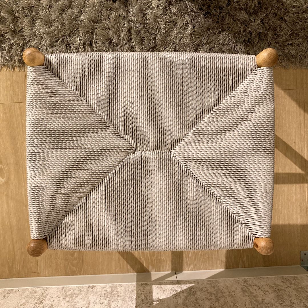 ダイニングスツール　form　F2-101/F2-102　ドロープスツール　オーク材・ペーパーコード