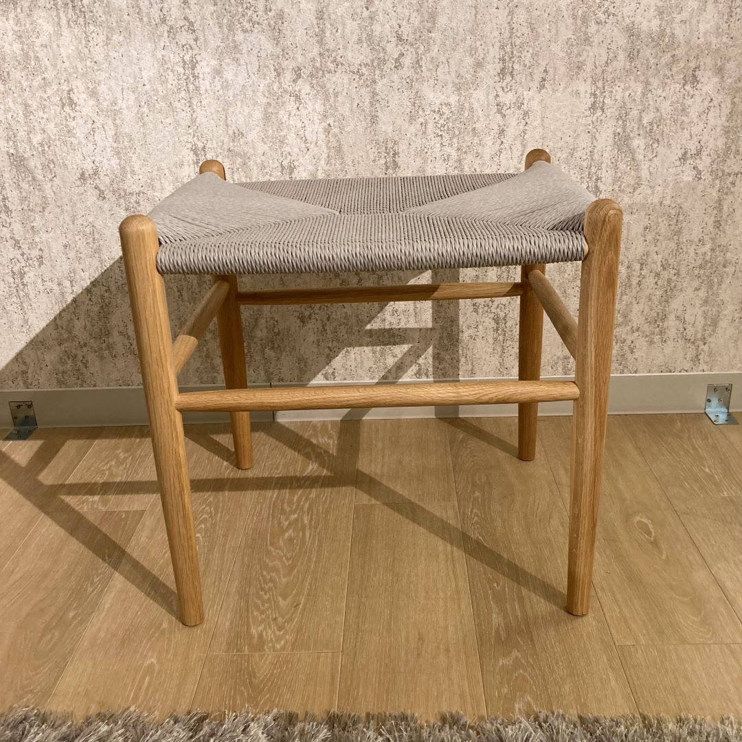 ペーパーコードスツール　オーク 楽天市場】[レビュー特典]北欧風 ペーパーコード スツール 木製