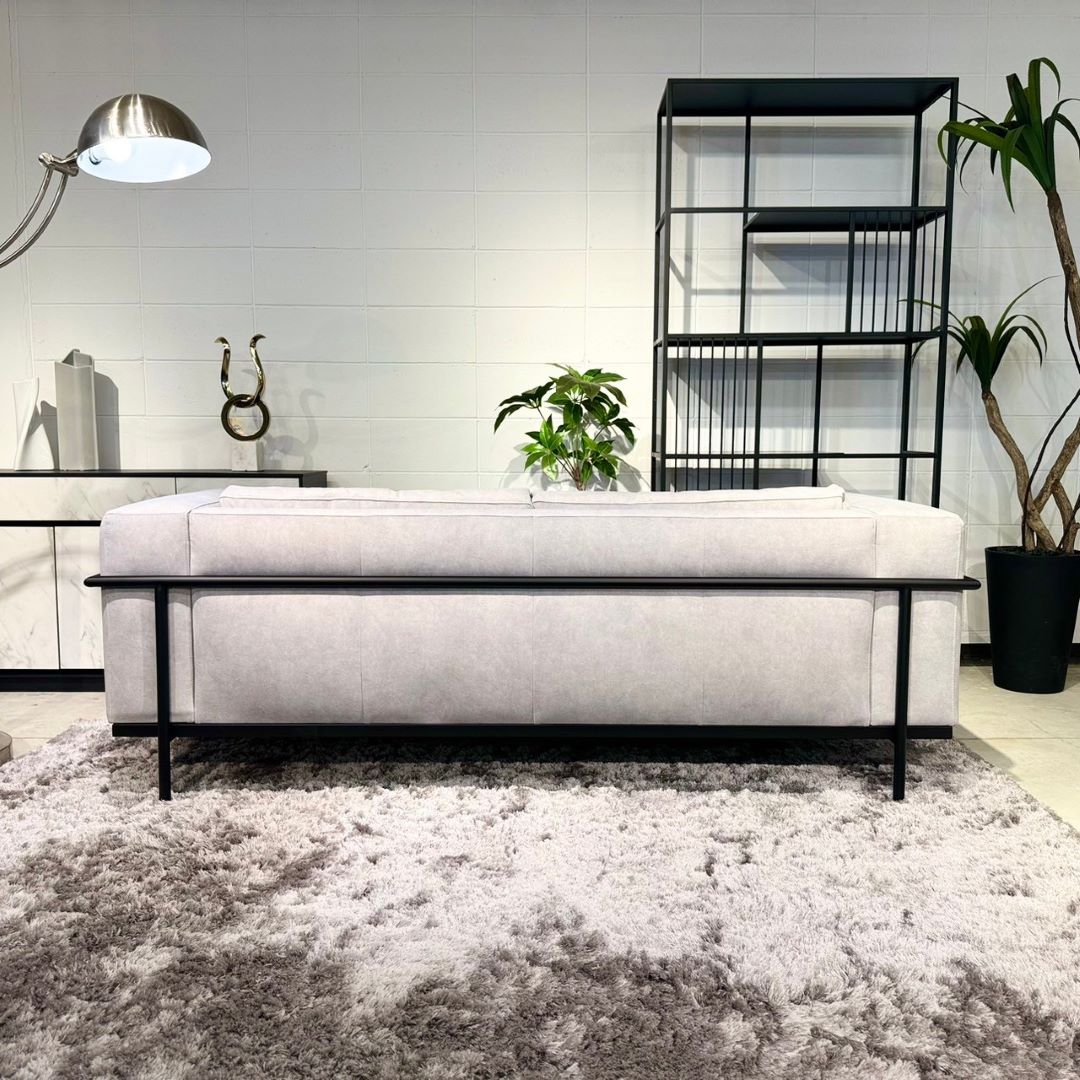 3人掛けソファ BOTOX(ボトックス) ライトグレーファブリック CLOUD81