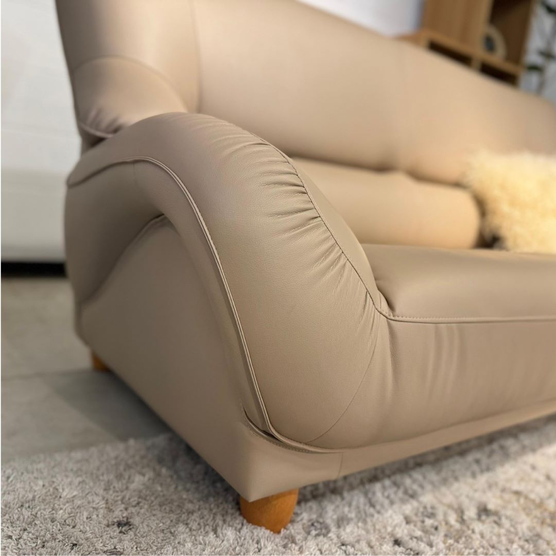 2人掛けソファ バーミアンⅡ ソフトレザー・ファブリック・本革　ハイバックソファ