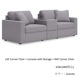 【ASHLEY】　Modmax Console with Storage ［size:W43 D94 H58cm］　