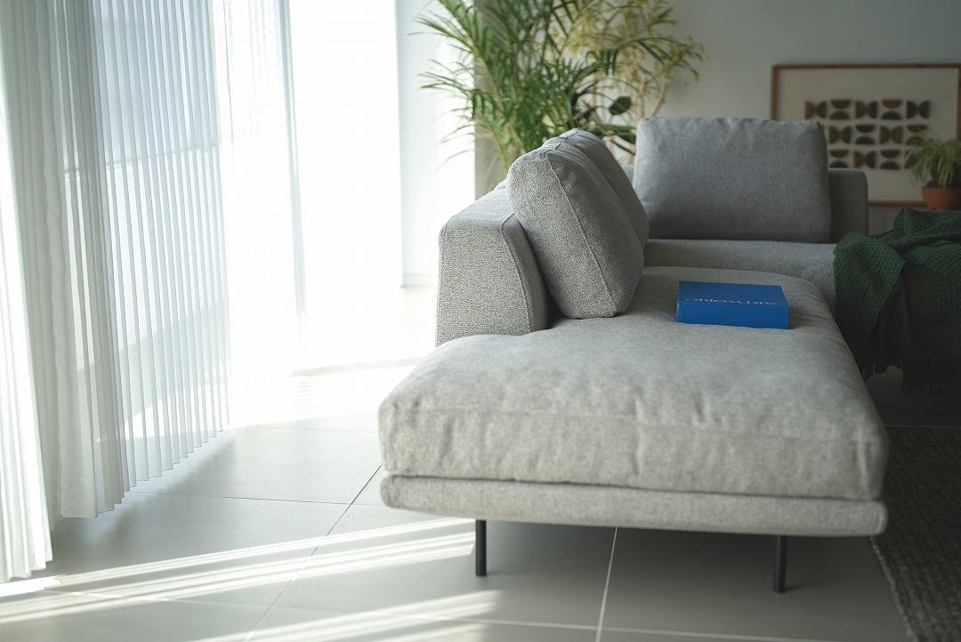 カウチソファ form F1-127/F1-128 ドレイクソファ ライトグレー