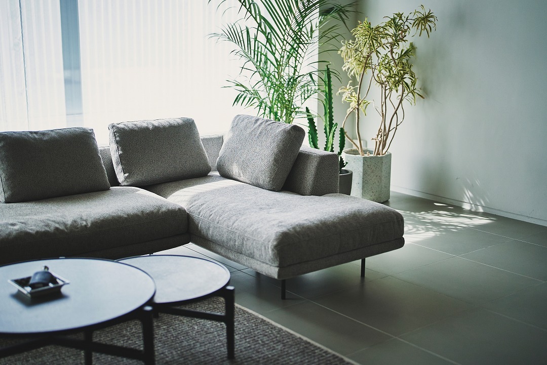 カウチソファ form F1-127/F1-128 ドレイクソファ ライトグレー