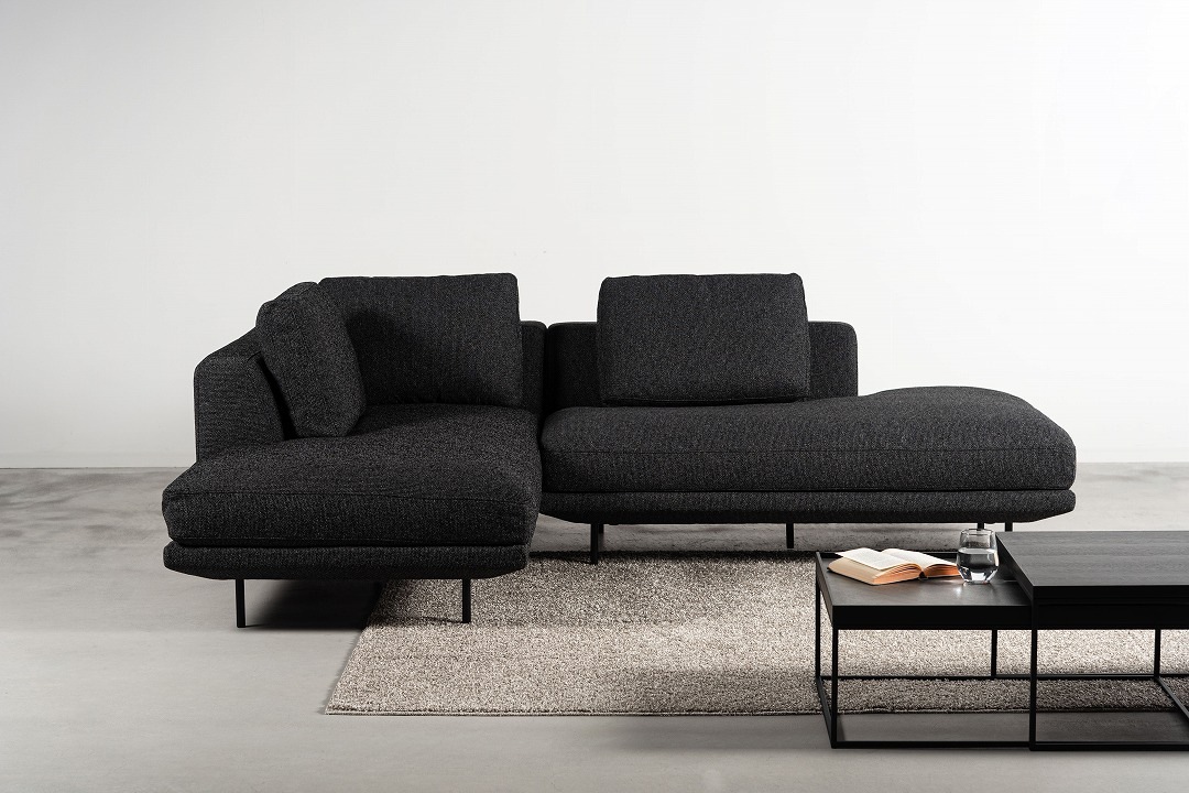 カウチソファ form F1-127/F1-128 ドレイクソファ ライトグレー