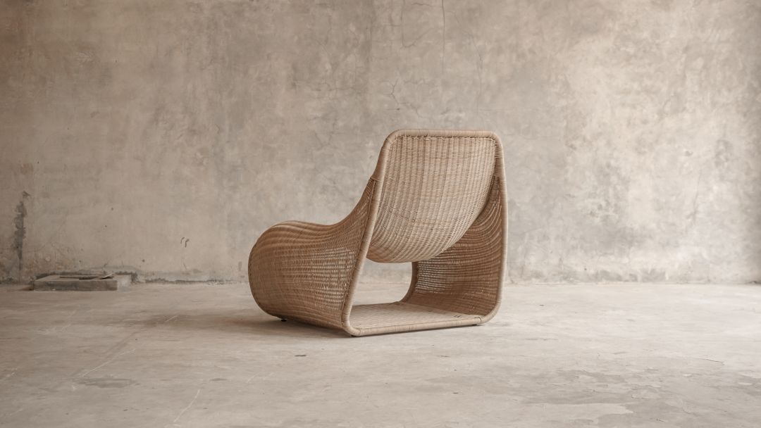 【ELEMENTS CONCEPT】Lounge Chair Sander(サンダー) アルミニウム/人工ラタン　ジャパンディ