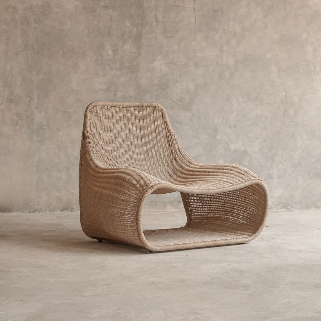 【ELEMENTS CONCEPT】Lounge Chair Sander(サンダー) アルミニウム/人工ラタン　ジャパンディ