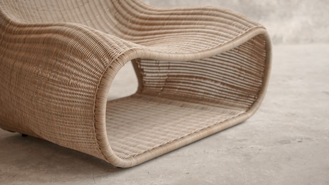 【ELEMENTS CONCEPT】Lounge Chair Sander(サンダー) アルミニウム/人工ラタン　ジャパンディ
