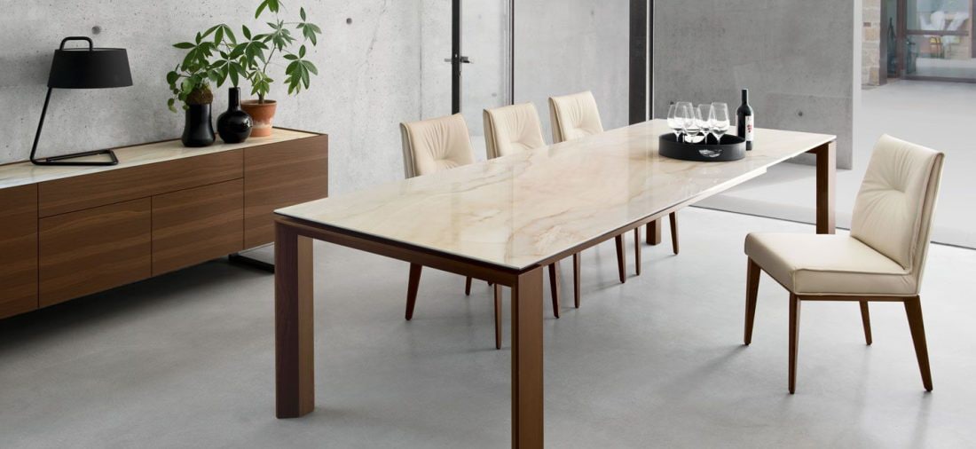 ˥󥰥ơ֥ Calligaris ꥬꥹ Table  OMNIA ceramic CS4058-R 160