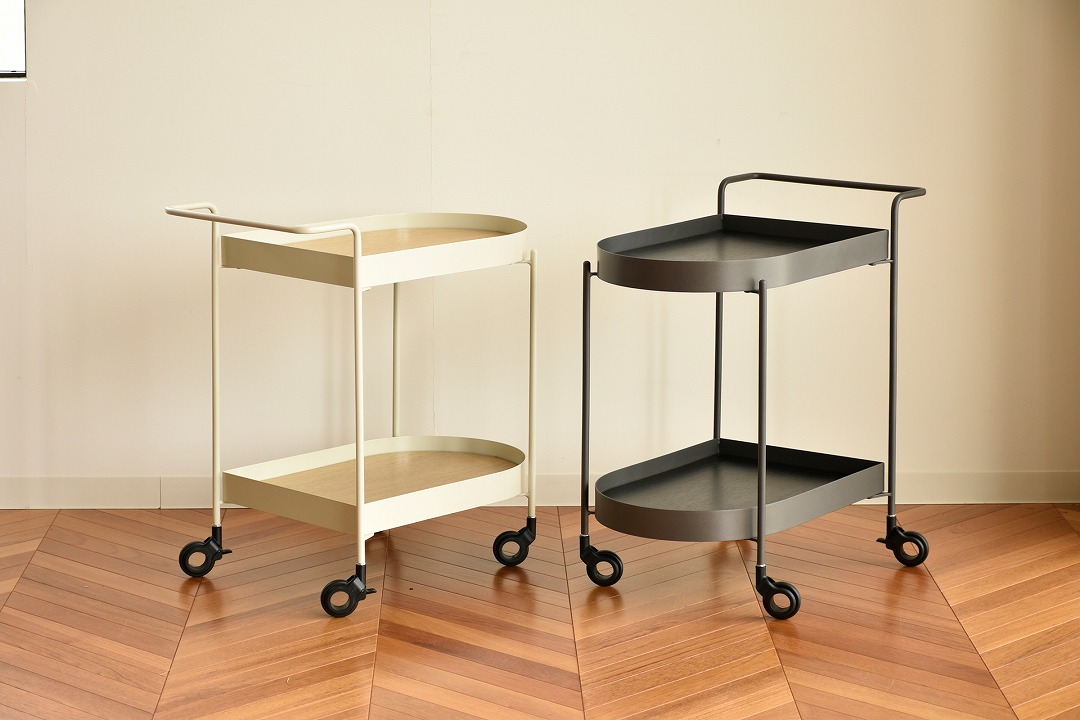 ワゴン　ラブル　ブラック色・ホワイト色