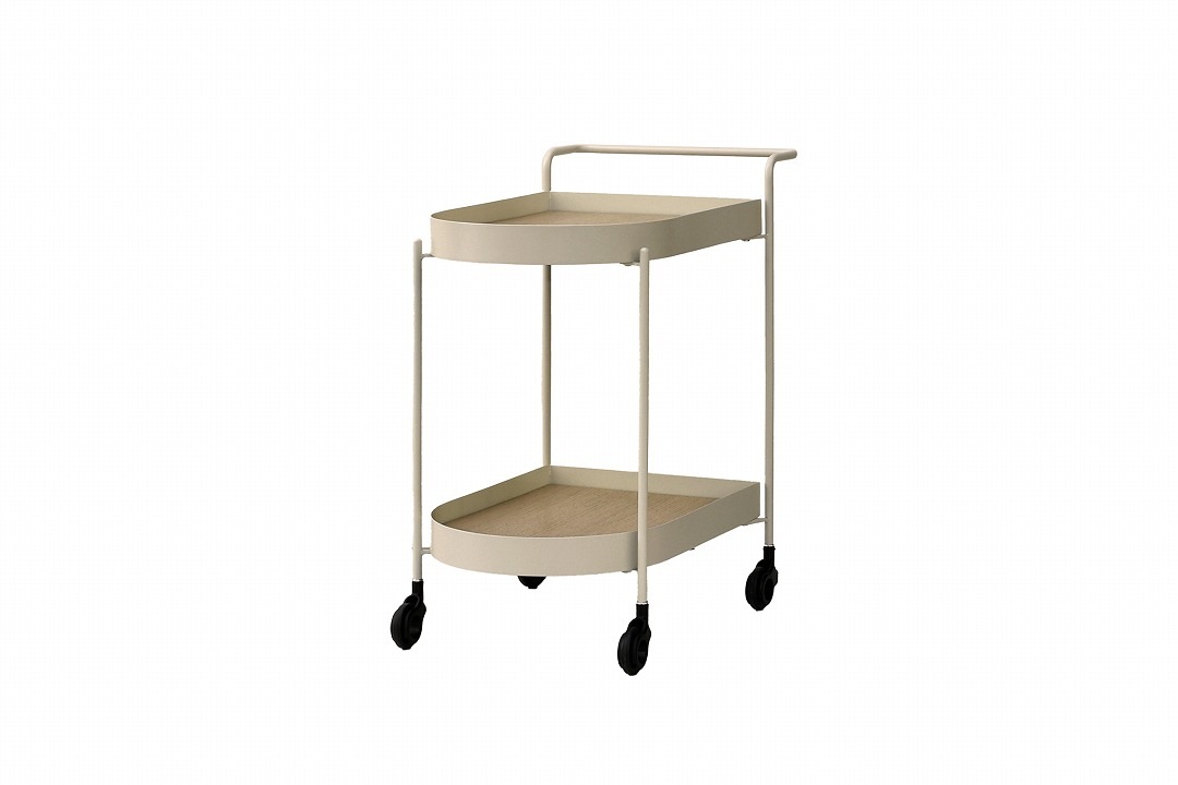 ワゴン　ラブル　ブラック色・ホワイト色