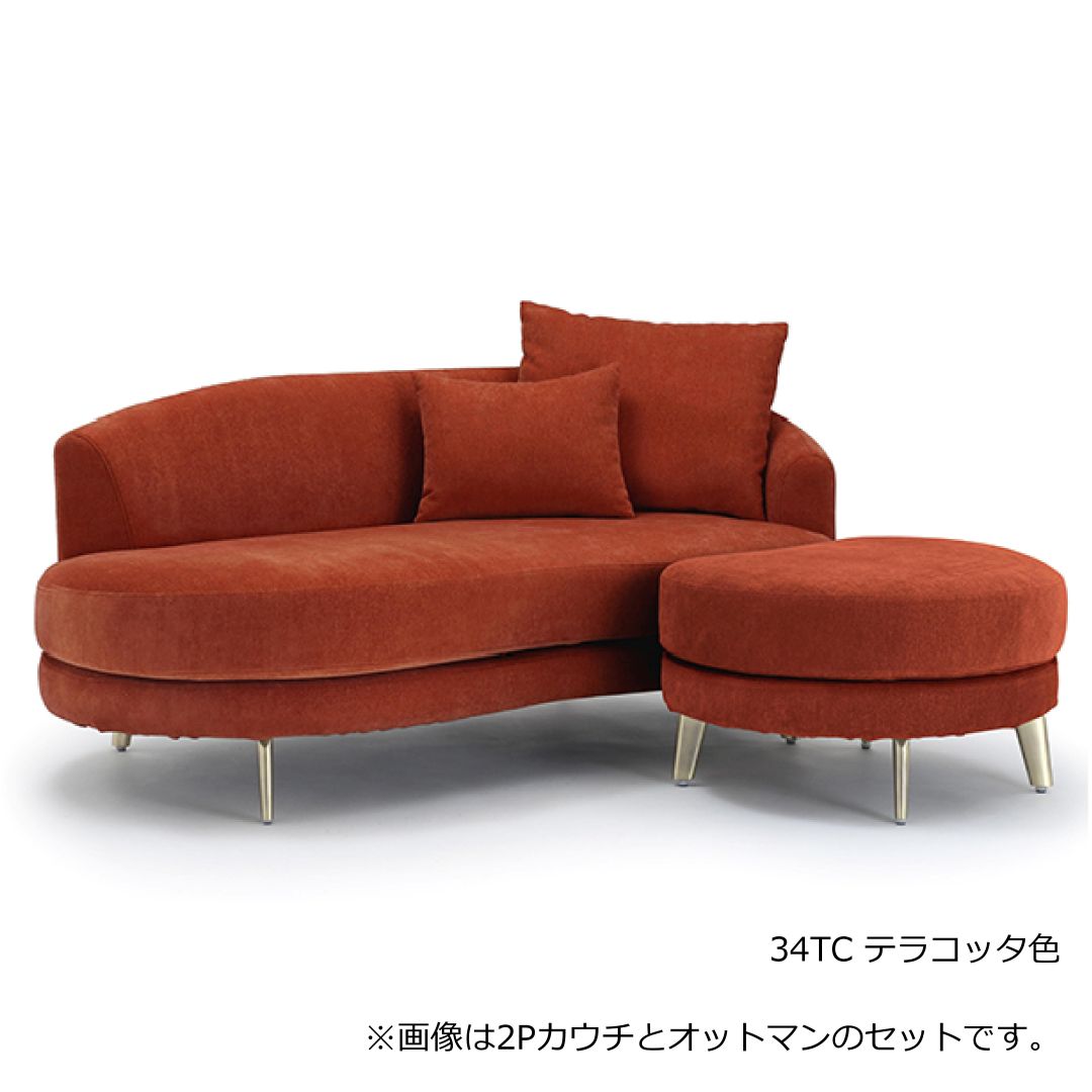 2Pカウチソファ(向かって右肘) LAR 撥水加工生地(テフロン加工
