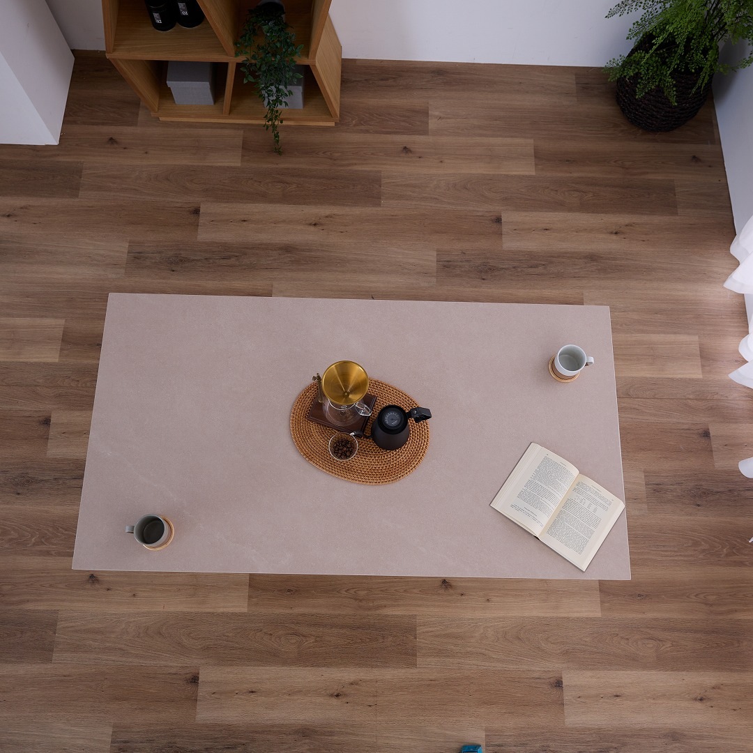 セラミック天板】ダイニングテーブル シールド オーク無垢脚 幅150cm