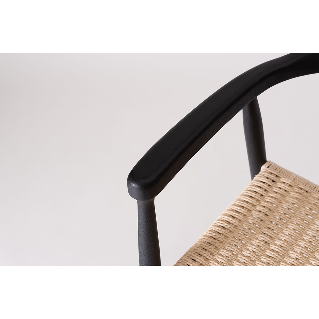 アームチェア form F7-120 ローゼルチェア アッシュ材・ペーパーコード