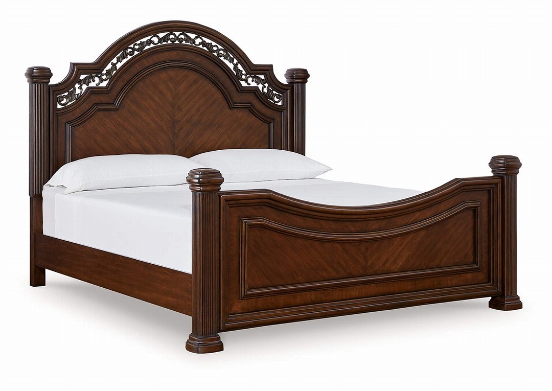 【ASHLEY】【King】 Lavinton Panel Bed Frame ［size:W211 D241 H168cm］  B764-50/72/97