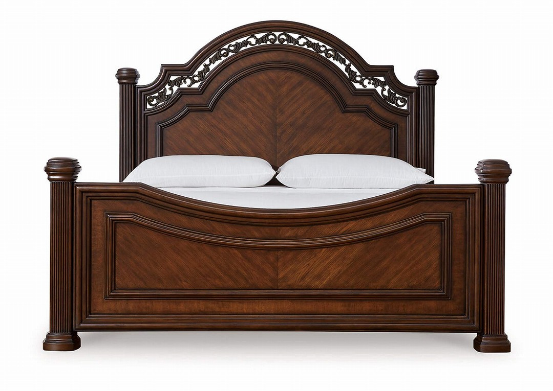 【ASHLEY】【King】 Lavinton Panel Bed Frame ［size:W211 D241 H168cm］  B764-50/72/97
