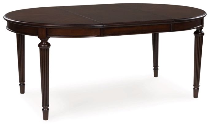【ASHLEY】Lavinton Oval Dining Room EXT Table ［size:W120/183 D122 H76cm］ D764-35