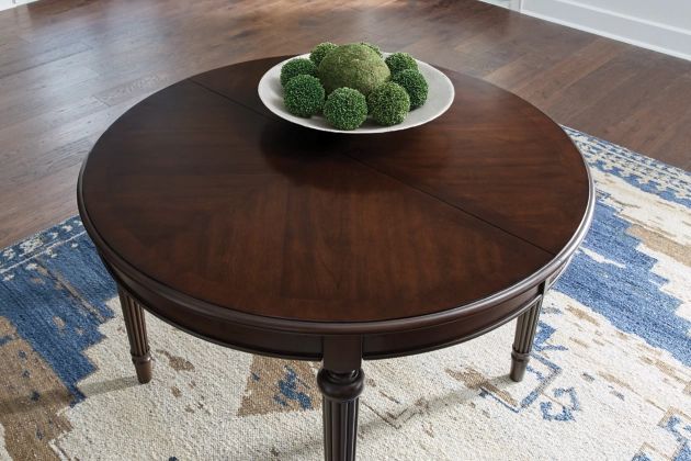 【ASHLEY】Lavinton Oval Dining Room EXT Table ［size:W120/183 D122 H76cm］ D764-35