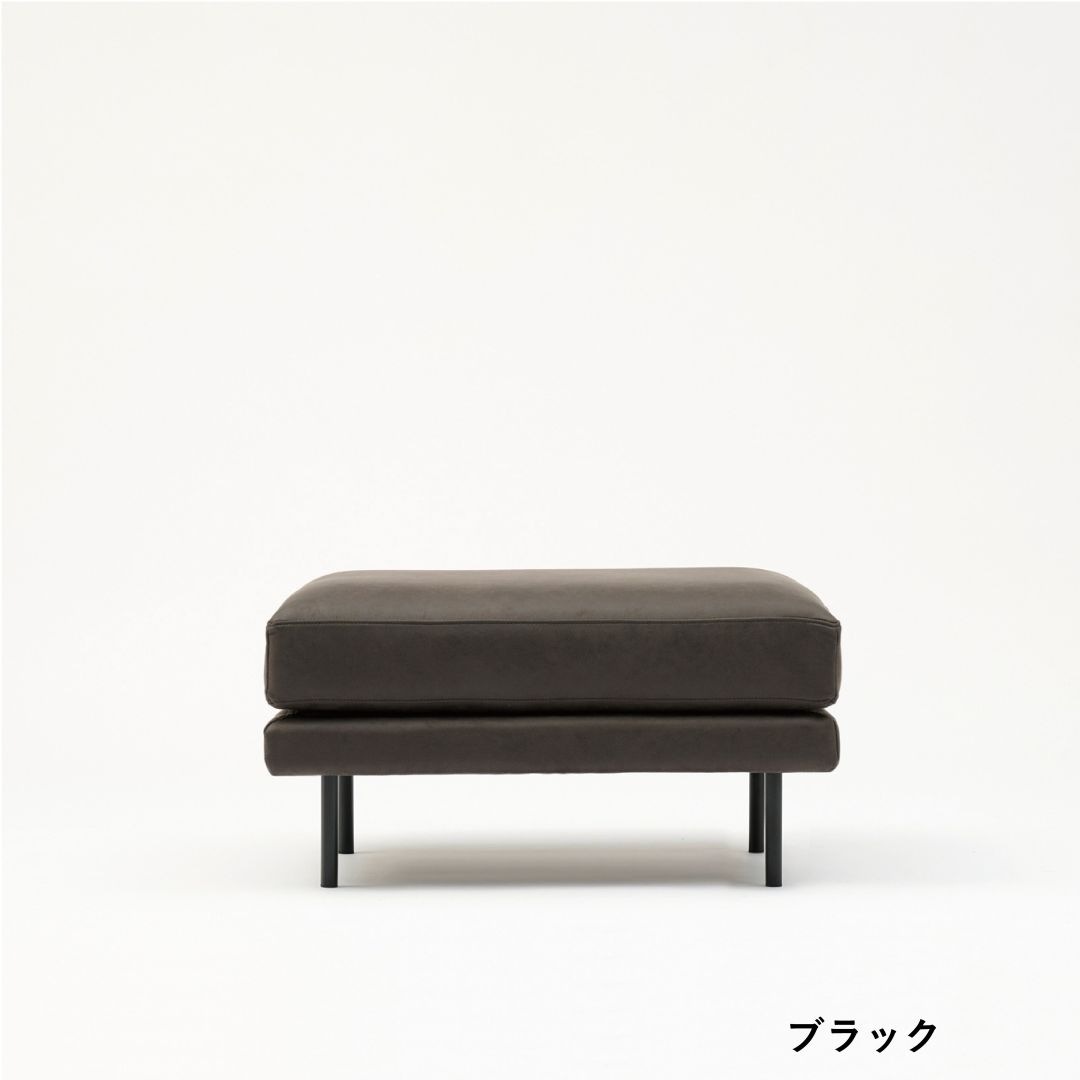 オットマン(スツール)　CYシリーズ　幅80×奥行60cm　ベージュ・グレー・ブラック(ヌバック調)　フロートデザイン　ロボット掃除機対応　フルカバーリング(手洗い可能)