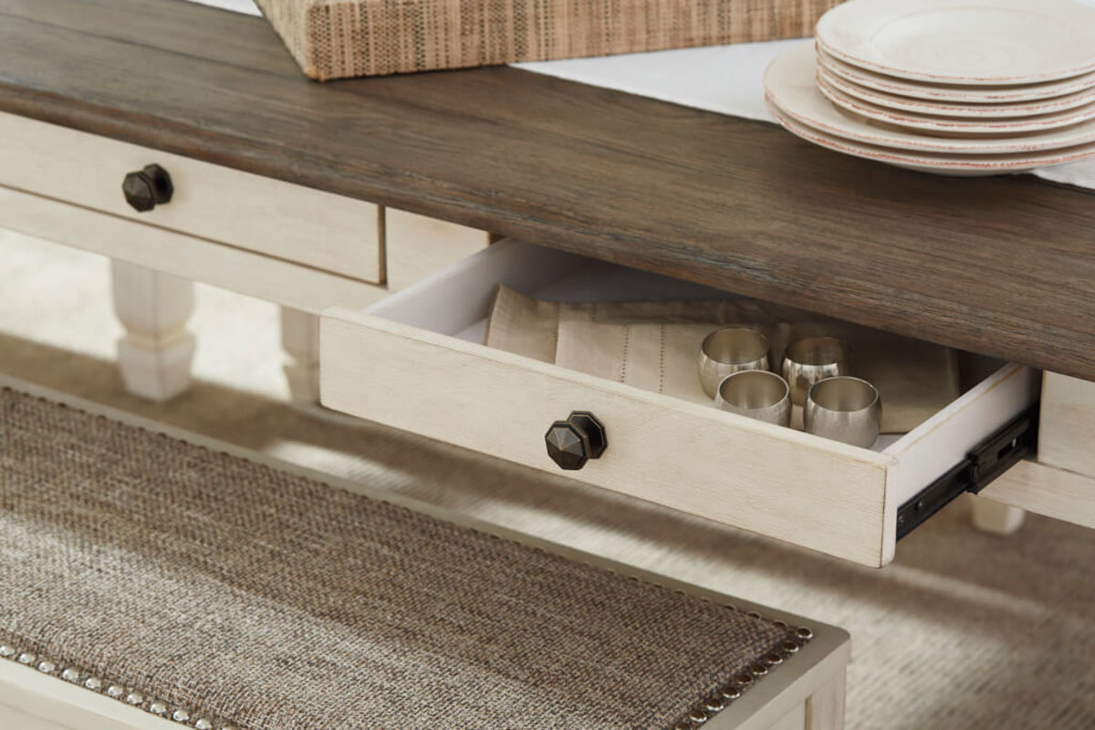 Bolansburg ダイニングテーブルW183×D102×H78現地受取のみ。 ASHLEYオフィシャルショップ】 Bolanburg Dining Table ［size