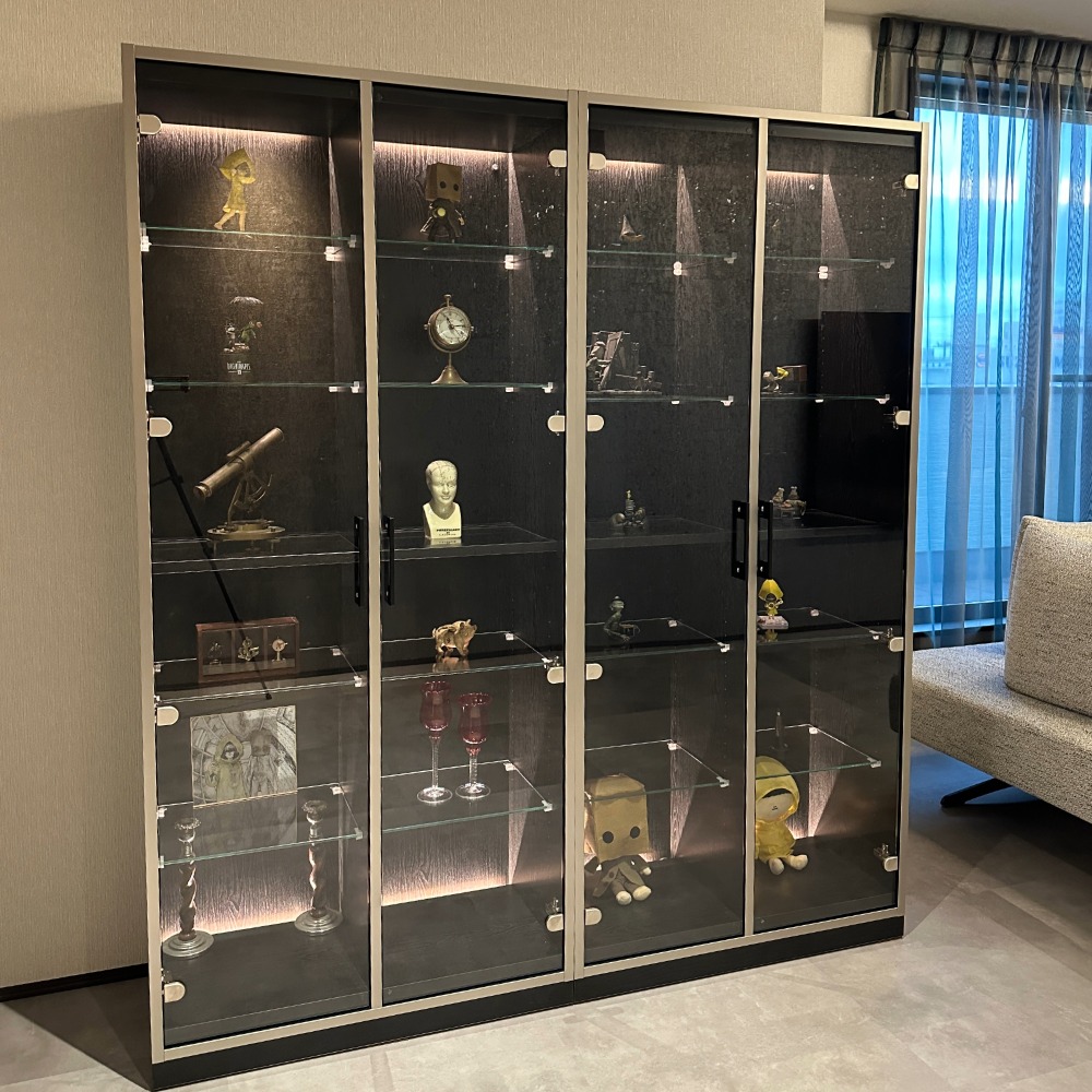 キュリオ80 HELION(ハリオン) ウォールナット色/ブラック色 幅80cm