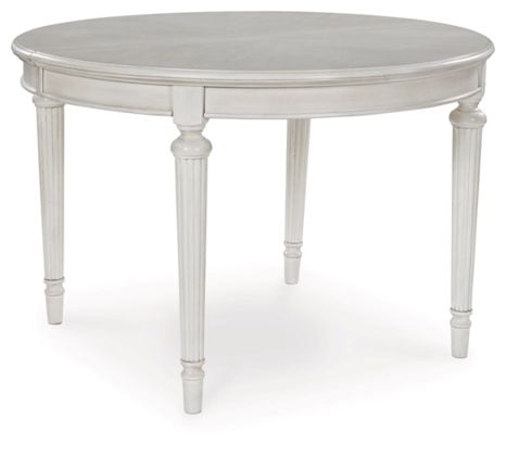 【ASHLEY】Montelaine Oval Dining Room EXT Table ［size:W120/183 D122 H76cm］ D795-35