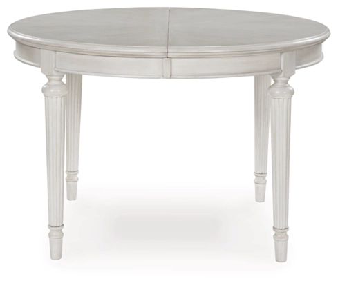 【ASHLEY】Montelaine Oval Dining Room EXT Table ［size:W120/183 D122 H76cm］ D795-35