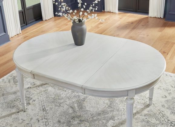 【ASHLEY】Montelaine Oval Dining Room EXT Table ［size:W120/183 D122 H76cm］ D795-35