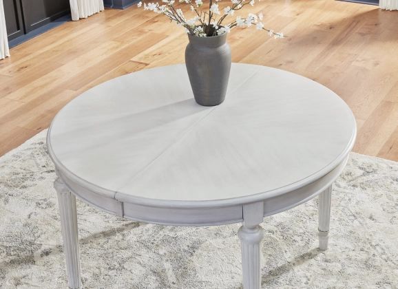 【ASHLEY】Montelaine Oval Dining Room EXT Table ［size:W120/183 D122 H76cm］ D795-35