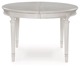 【ASHLEY】Montelaine Oval Dining Room EXT Table ［size:W120/183 D122 H76cm］ D795-35