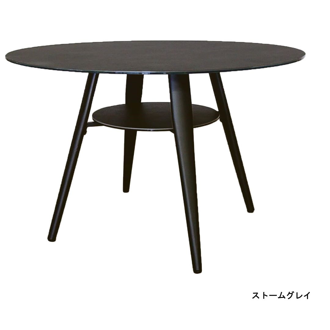 円形ダイニングテーブル オルビア 直径100cm/110cm/120cm 2人掛け 4人掛け セラミック  おしゃれ 耐熱 モダン 食卓テーブル グレー ホワイト