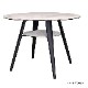 円形ダイニングテーブル オルビア 直径100cm/110cm/120cm 2人掛け 4人掛け セラミック  おしゃれ 耐熱 モダン 食卓テーブル グレー ホワイト