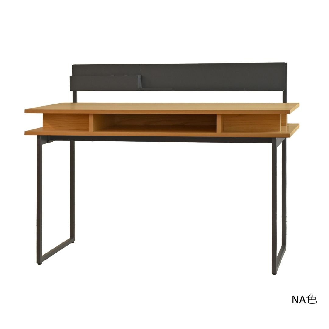 デスク 【204-KO】 二層天板デスク/NA色・BK色 | デスク・机