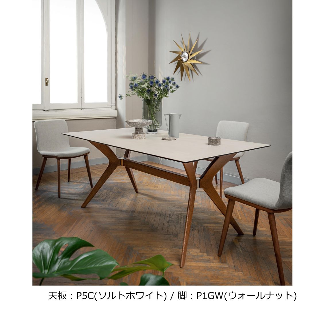 カリガリス　コーヒーテーブル　専用 カリガリス ボルテックス 円形ダイニングテーブル (セラミック