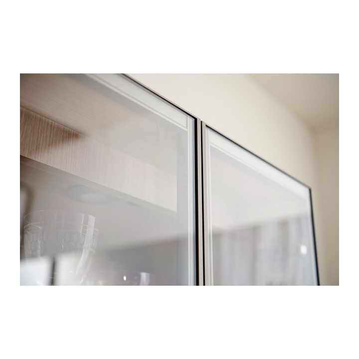 キュリオケース60　パールホワイト・ブラックグレイン・ウォールナット・グリジオーク