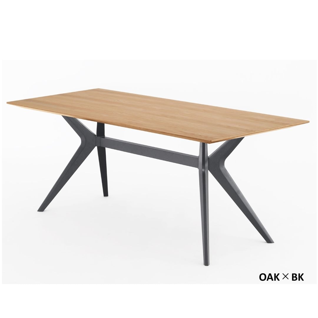 ダイニングテーブル オリーサ 幅155cm・180cm ウォールナット・オーク
