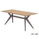 ダイニングテーブル オリーサ 幅155cm・180cm　ウォールナット・オーク突板/天然木脚　
