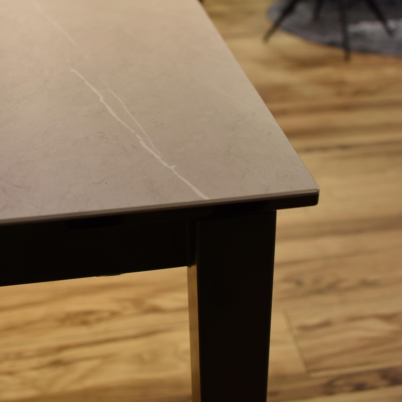 【songdream】【グレーセラミック天板】GENOVA(ジェノバ）エクステンションダイニングテーブル　