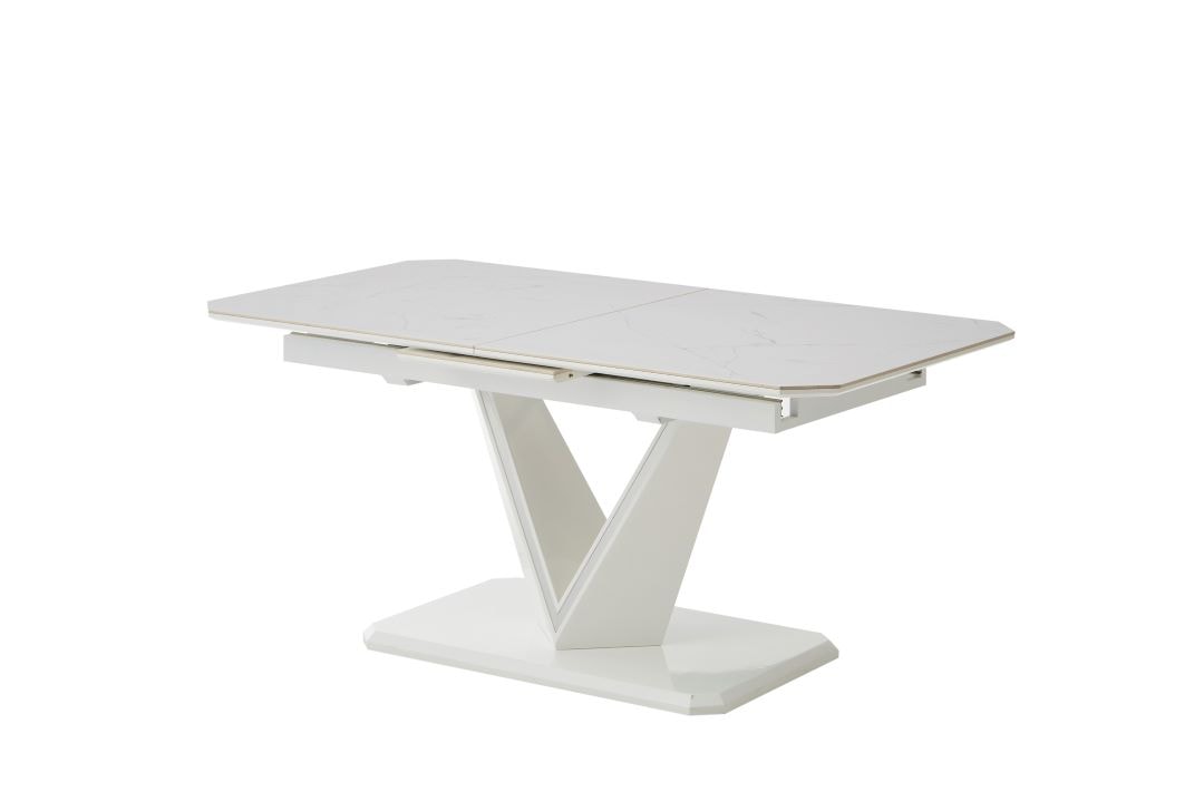 セラミック天板】伸長式ダイニングテーブル ガイア 幅160～200cm