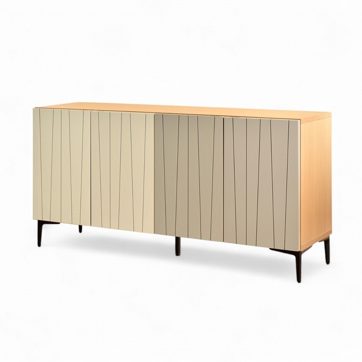 150サイドボード　【204-HO】　観音開き/スチール脚