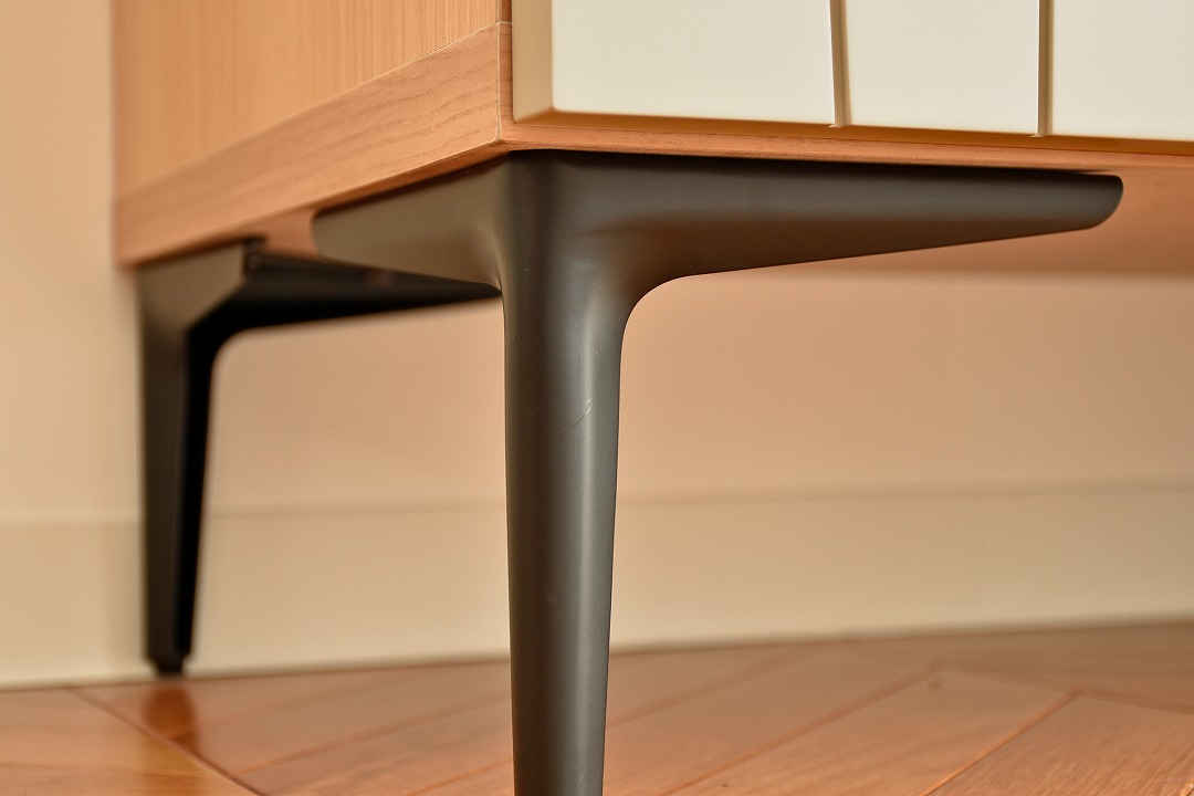 150サイドボード　【204-HO】　観音開き/スチール脚