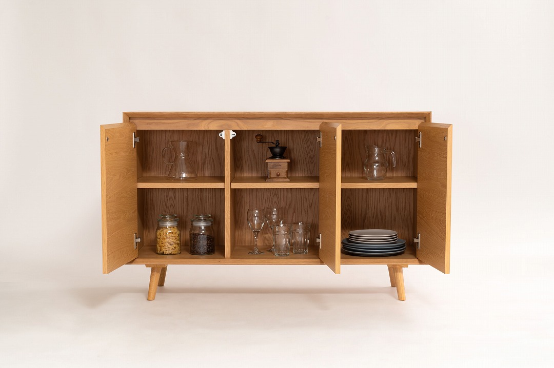 キャビネット form F5-105 メティキャビネット オーク材 ナチュラル色